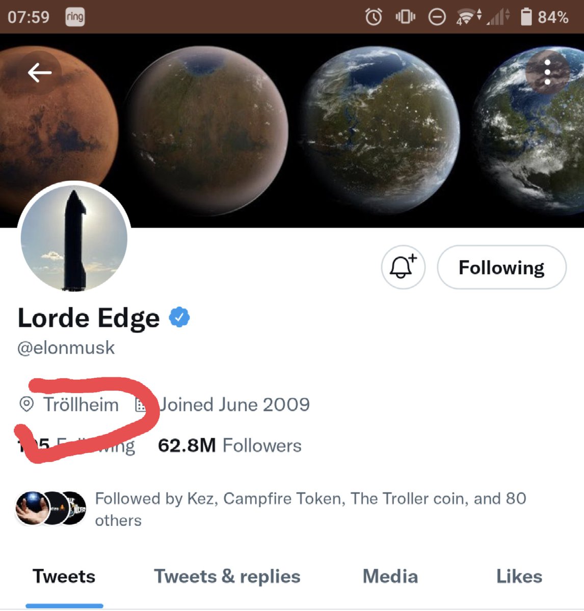 OUR LORDE AND SAVIOR HAS RETURNED TO THE MOTHERLAND TO OVERSEE OUR WORLD DOMINATION!!! WE WELCOME <a href="/elonmusk/">Elon Musk</a> WITH OPEN TROLLER ARMS! @TheTrollercoin #trollercoin #trollerelon #nft #bsc #BTC #bnb #crypto #elon