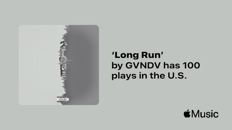 Just passed a new Milestone on <a href="/AppleMusic/">Apple Music</a>. Thanks for listening!
music.lnk.to/gPSbqI