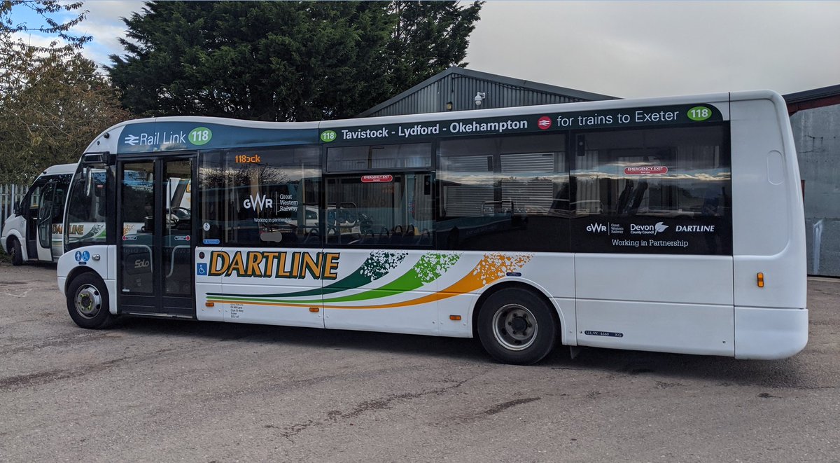 GWRLuke's tweet image. From 20 Nov, the railway from Exeter to Okehampton will reopen. Rail Link bus 118 will connect seamlessly at Okehampton station and run to Tavistock. Timetables at traveline.info @tavistock @okehamptondevon @lydfordgorgeNT @GWRHelp