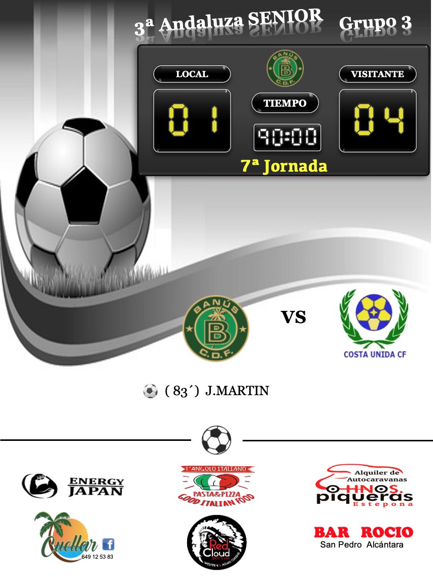 JosePascualgon3's tweet photo. 💥 RESULTADOS DE NUESTROS EQUIPOS DE ESTE FIN DE SEMANA 06 - 07 / 11 / 2021💥
⚽ SENIOR
⚽ JUVENIL
⚽ CADETE - DESCANSA
💚🖤 ‼️‼️ VAMOS C.D.F. BANÚS ‼️‼️ 💚🖤
#uneteanustrafamilia
#corazoncdfbanús
#pasionporelfutbol
#Cdfbanus
#Cdfbanus https://t.co/yY2Mmns8BB