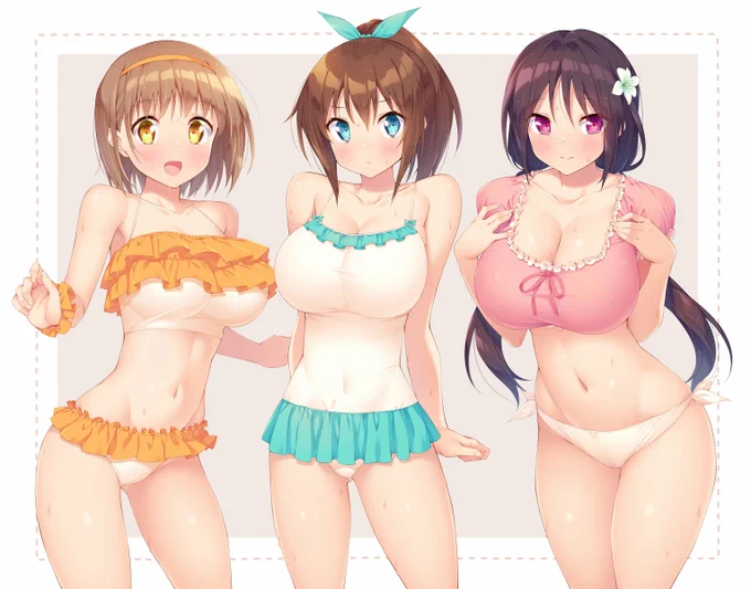 控え目?な水着 
