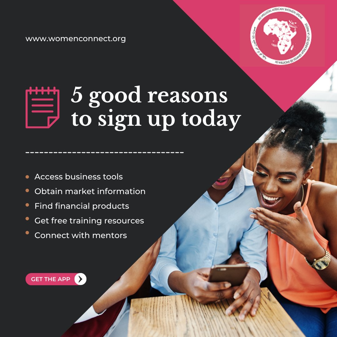 There are lots of good reasons for you to sign up to #50MAWSP. Here are just five of them: <a href="/jumuiya/">East African Community</a> <a href="/CcdgEcowas/">CCDG_GENDER_ECOWAS</a> <a href="/ecowas_cedeao/">Ecowas - Cedeao</a> <a href="/AfDB_Group/">African Development Bank Group</a>