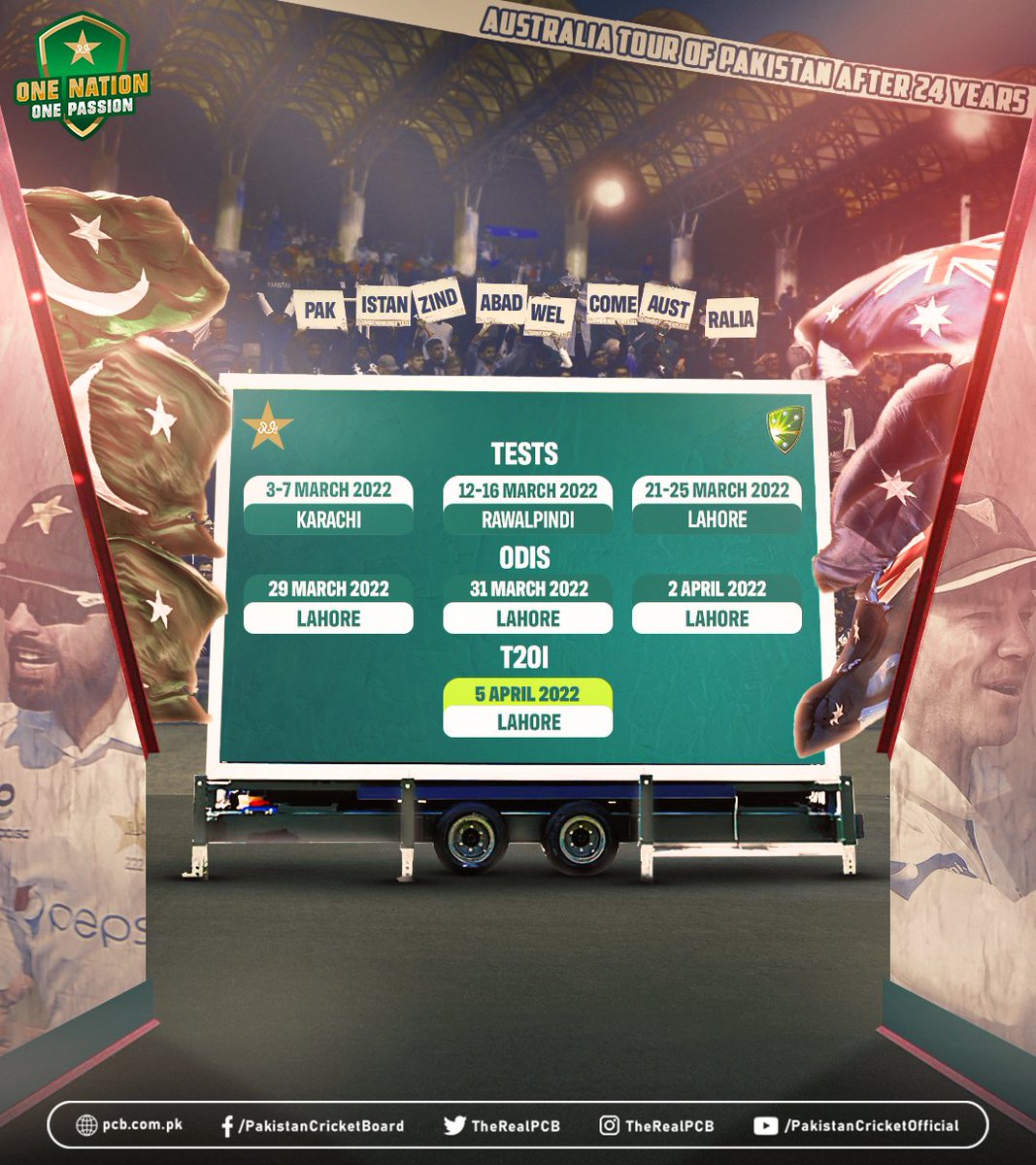 zamanfx26's tweet photo. Australia to tour Pakistan after 1998
#welldonepcb
#Pakistan https://t.co/DolW9U7Rec