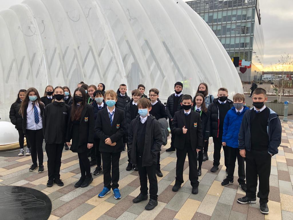 KssScience's tweet image. Well done to our S1 Science Club members and S1 Scientists of the term who represented our school at the British Antarctic Survey at the Imax on Friday. @KnightswoodSec @KssStem