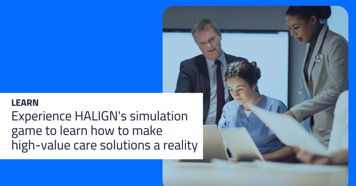 EITHealth's tweet photo. Learn to navigate the healthcare ecosystem with HALIGN – a simulation game that provides the knowledge and tools needed to understand the health ecosystem, its main players and what motivates them. 

Register to participate. https://t.co/85wNk8Y8fc

#HealthCare #Innovation https://t.co/00YNPemRob