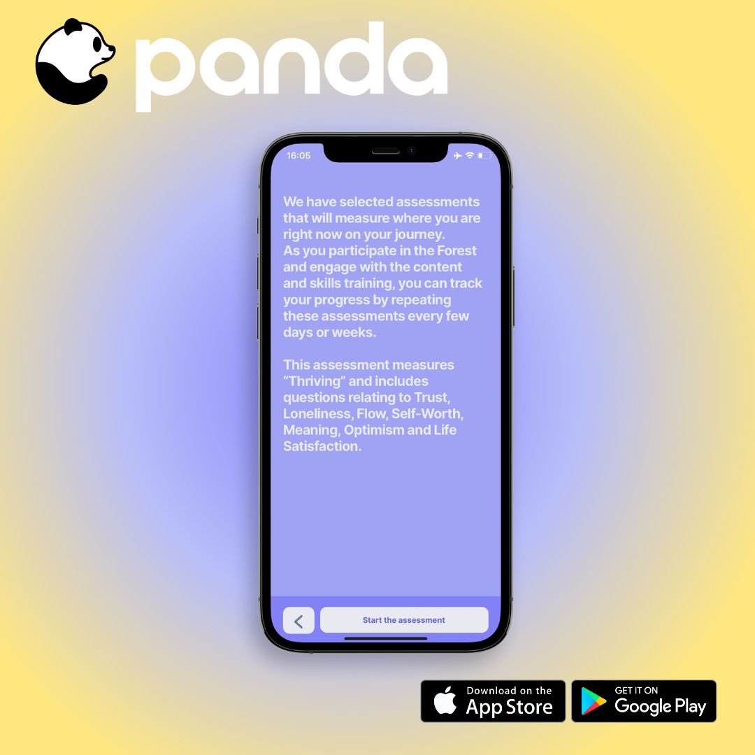 octoberhealth's tweet photo. panda #ScreeningAssessments are designed to help you track your progress. They allow you to objectively assess how you're doing while providing you with more insights into your mental wellbeing. The assessments are free. Search ‘join panda’ to get the app.
#MentalHealthMatters https://t.co/oVo71Kr4TK