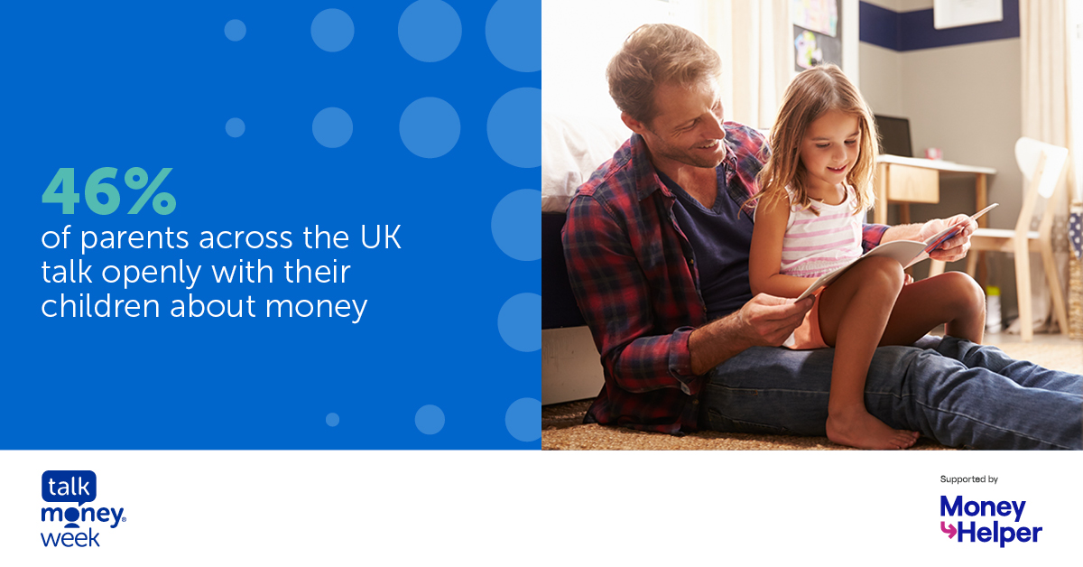 Six tips for parents &amp; carers to start money conversations with children this #TalkMoney Week: 

🗣️Lead by example 
🗣️Show the whole picture 
🗣️Encourage them to save
🗣️Use game power
🗣️Look for opportunities 
🗣️Get help for money worries. 

Start now: ow.ly/rglu50GGLaA