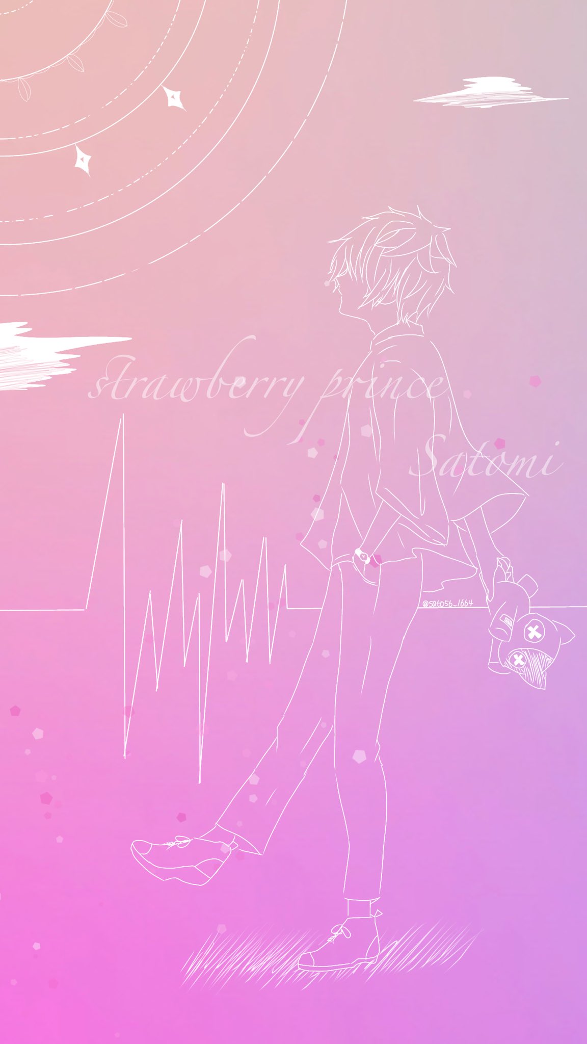 ぽちゃ さとみくんの壁紙描いた 誰でも使えるように ヲタバレしにくいように描いた つもり すとぷりギャラリー さとみくん さとみギャラリー すとぷり壁紙 壁紙配布 T Co Y6ol4mddes Twitter