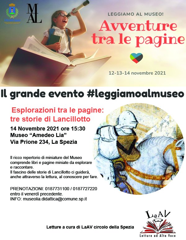 Domenica 14 novembre ore 15.30 #leggiamoalmuseo