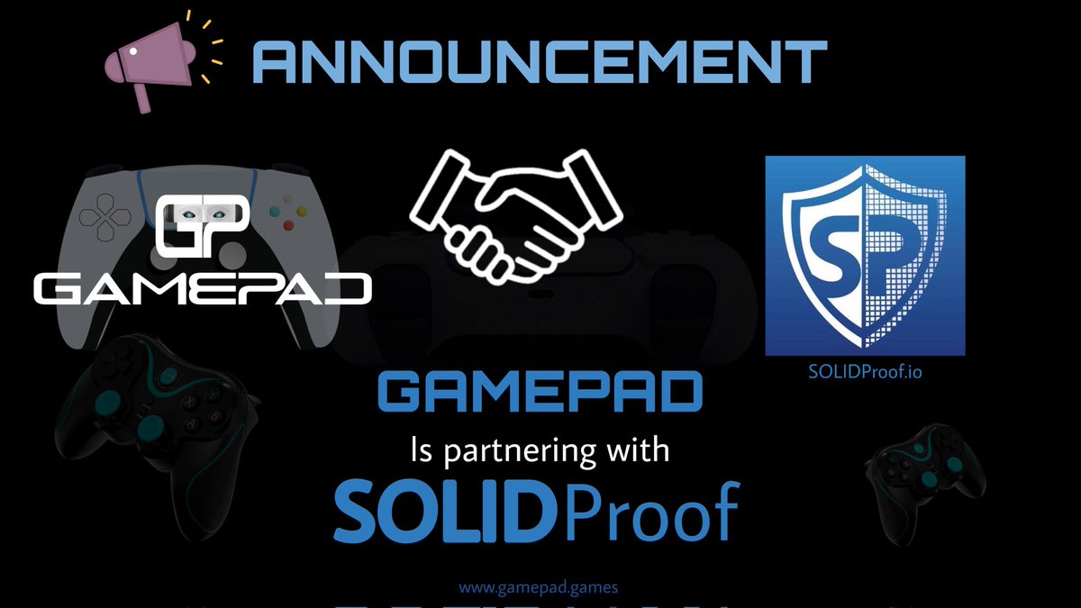 gamepad_games's tweet photo. 📢We are thrilled to announce our Partnership with @SolidProof_io. One of the best auditing firms in blockchain！

🔥🔥They are specialized in auditing smart contracts, find vulnerabilities in your blockchain project and bring trust into your project. https://t.co/N6pVlhcB3W