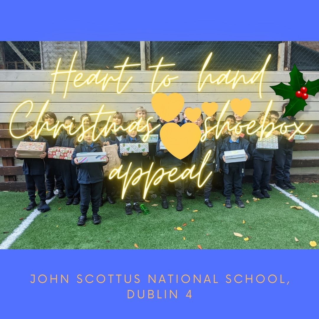 JohnScottusNS's tweet photo. John Scottus National School students have a very long standing tradition of creating Christmas Shoe boxes to be sent to children around the world. This year we joined with the Irish charity Heart to Hand to offer a Christmas box to boys and girls in Albania.
#hearttohand https://t.co/QiTDVbihSD