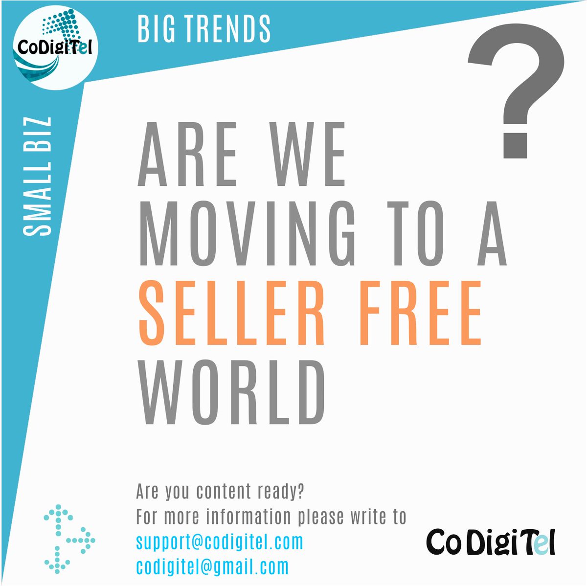 CoDigiTel's tweet photo. Majority of consumer will shift to online purchase in next 9 months. As per the research done in April over only 46% of Indian consumer will shop at retail stores compared to 56% before Pandemic.
Learn More: https://t.co/fa53zuhD1G
#codigitel #contentwriting #contentcreation https://t.co/ojymUt66m7