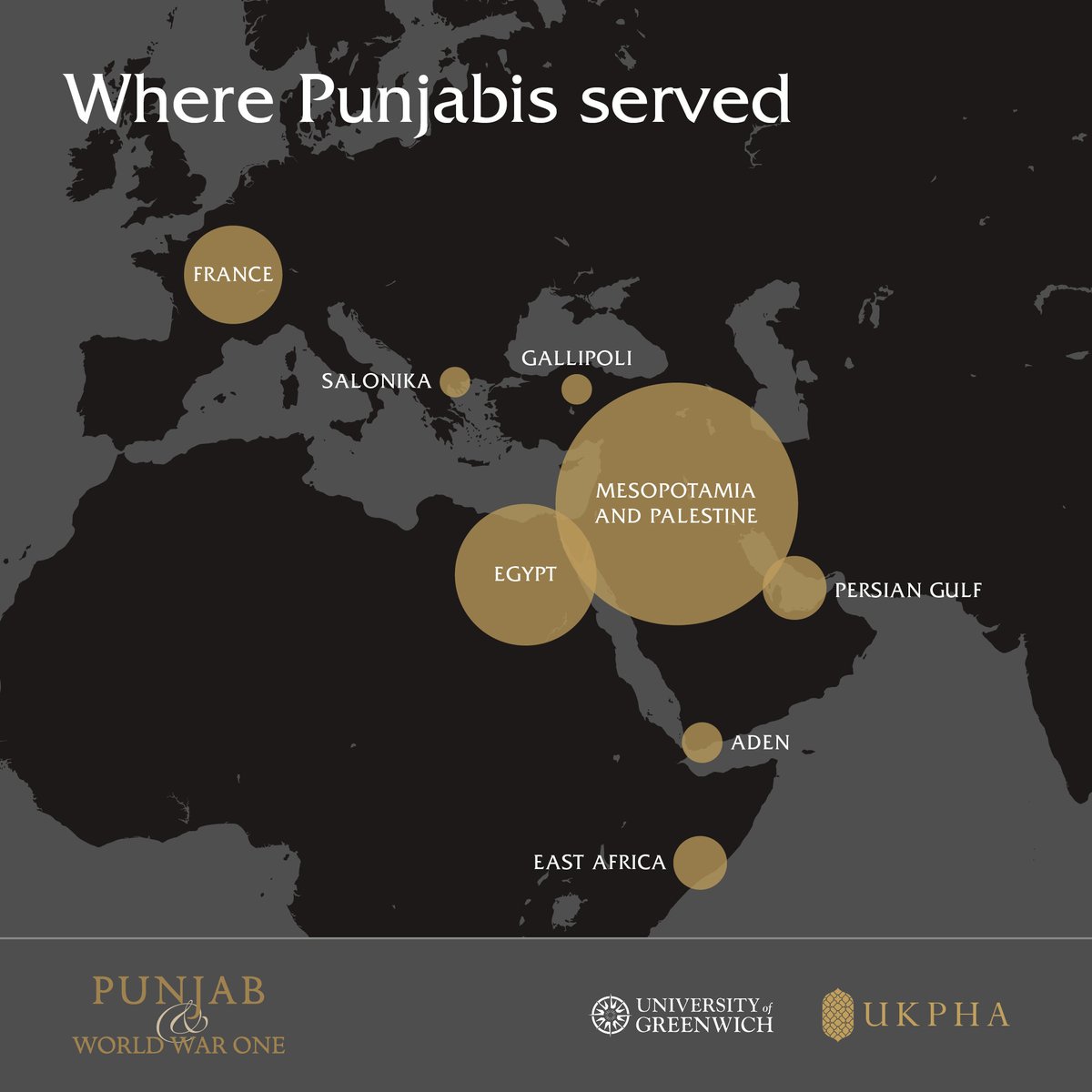 amanmadra's tweet photo. When we think of WW1 we are often presenteed with images of Tommies in trenches in France. But for the Indians, the war was truly a World War
Later this week @UKPHA and @UoGHistorians launch a major new archive to help you find your Punjabi WW1 story https://t.co/lcuisqWEK4