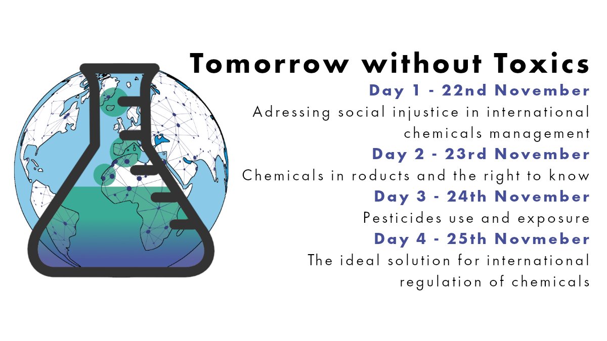 bund_net's tweet photo. Join the virtual International Civil Society Conference on Chemicals Management (#ICSCCM), organized by @ForumUE in cooperation with the partner organizations @HEJ_Support @WECF_INT @PANGermany @bund_net

👉https://t.co/pBPT6aSeRB https://t.co/WglLW65p9p