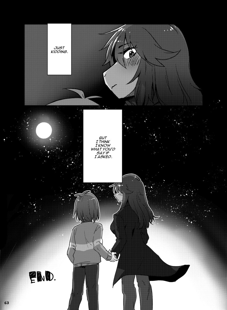 (3/3)

Thank you for watching!
The NSFW comic(Can a Human and a Monster make ababy!?) will be released soon.
Please wait a bit.
(Never watching anything that's been leaked...) 