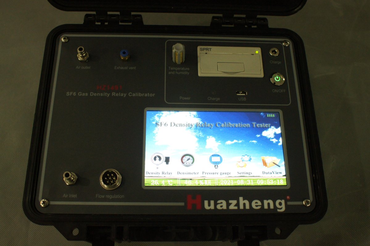 BeauRoy9's tweet photo. HZ1491 SF6 gas density relay is an important component used to monitor the change of SF6 gas density in the SF6 switch body during operation. In addition to the calibration of SF6 density relay, the instrument also has the function of calibrating pressure gauge and density gauge. https://t.co/IAIaPw8n5l