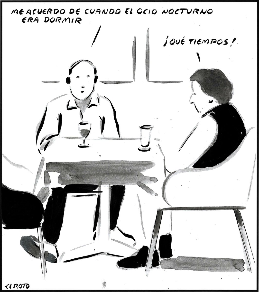 El Roto da en el clavo.
 A ver si <a href="/Almeida/">Luciane</a> y <a href="/begonavillacis/">Begoña Villacís</a> se dan por enterados. Este miércoles[10 nov. 18:30 Plaza de la Villa/ c/ Mayor 72] los vecinos protestaremos ante el pleno municipal del distrito centro. Haremos ruido para que nos escuchen.<a href="/sos_centro/">SOS Madrid Centro</a>