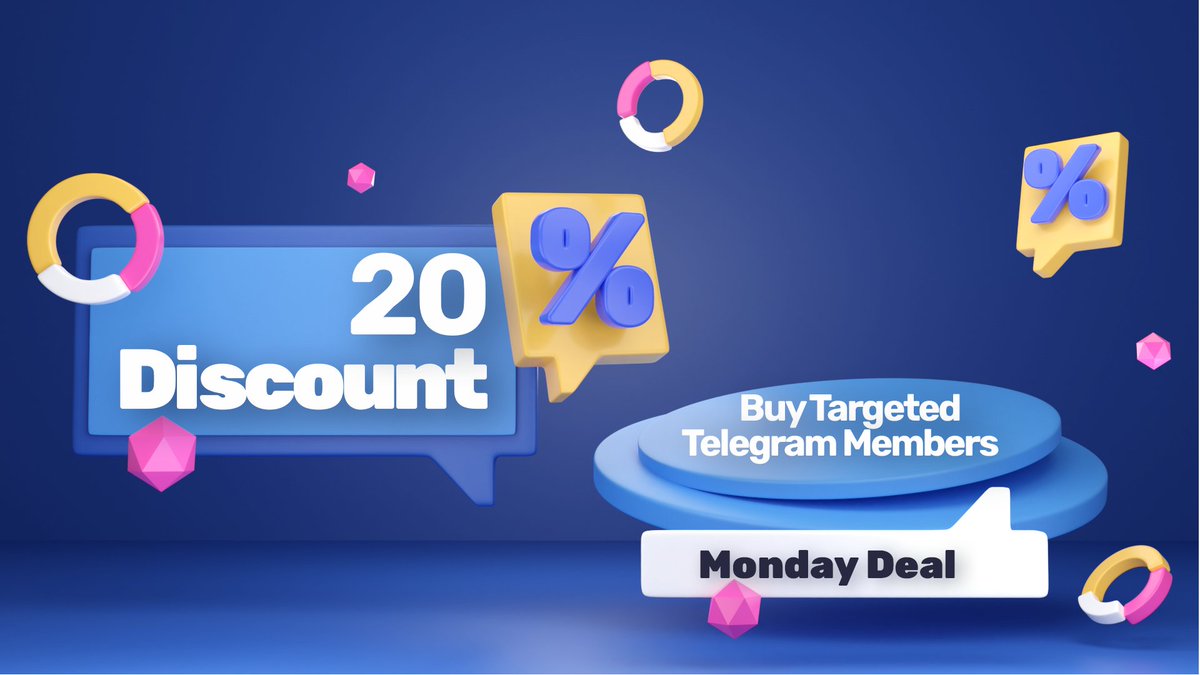 TelegRoom's tweet photo. Telegroom Monday Discount Event

20% Discount Code for 10k - 100k Targeted Subscribers orders.

You can go directly to https://t.co/cL4HXQ9HjJ to submit your order with this discount code: CryptoMonday

https://t.co/EnI4poNlh6

#BinanceSmartChain #Binance #ElonMusk #Bitcoin #AVAX https://t.co/1s17k2U02H