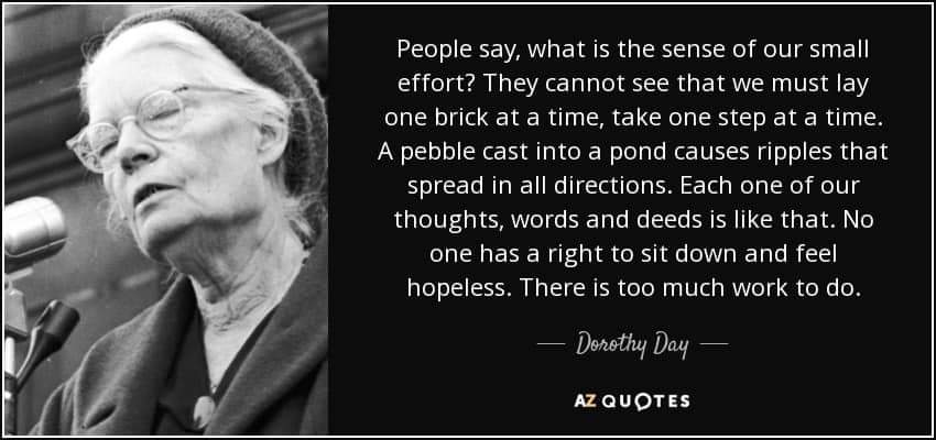 NoCo_LKH's tweet photo. Happy Birthday Dorothy Day. https://t.co/7cvqfBGEWj