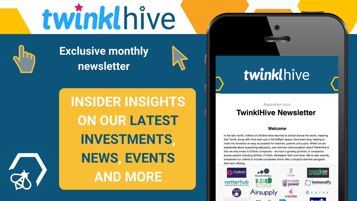 TwinklHive's tweet photo. 📰 Interested in receiving monthly Hive updates straight to your inbox?

Like this post and we’ll reach out with our free newsletter sign up! 

You’ll receive updates on what the Hive team is working on as well as any highlights from our portfolio companies! https://t.co/Q2SJupjrBq