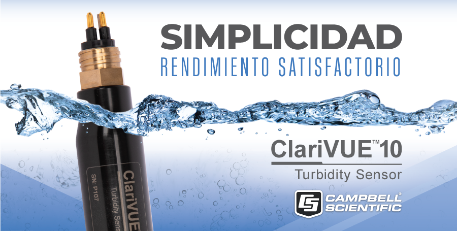 campbellsci_es's tweet photo. El ClariVUE™10 es el sensor de #turbidez de alto rendimiento más asequible de su clase. El ClariVUE10 cumple con el estricto estándar #ISO7027 por su diseño, y al mismo tiempo, es simple y fácil de usar. https://t.co/TlDb2LZLpK https://t.co/5GK76UC4R4