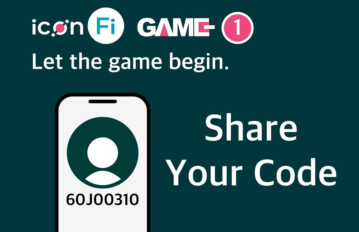 grow3io's tweet photo. Welcome to #ICONFi_Game Round 1.

Retweet this post with comment. Upload the screenshot of your My Page on #ICONFi app and write your Referral code and #ICONFi. And submit the link to the post.
https://t.co/tTi7Xmdwq1

Now we have 350 players and the game will end in 15 hours. https://t.co/a1zqtrHUVa