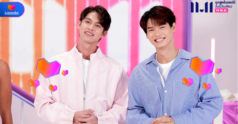 LazadaTH's tweet photo. อุ้ย รูปหล่น สองหนุ่ม #ไบร์ทวิน มาส่งยิ้มรอแล้วนะ 🦊🐰
5 โมงเย็น เจอกันใน 11.11 Secret Mission EP.2 👉🏻 https://t.co/hjuwEuQtn3 

ปั่น #Lazada1111MissionEP2 รอได้เลยจ้า 

#bbrightvc #winmetawin