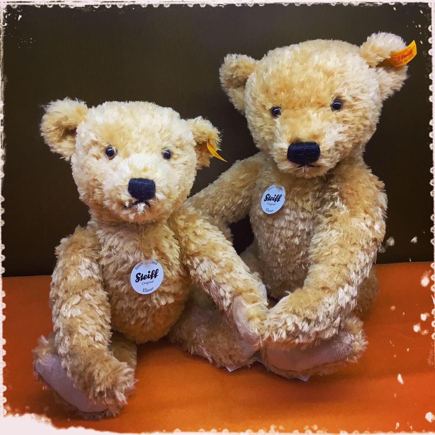 シュタイフ エルマー シュタイフ エルマーブラウン テディベア 32cm