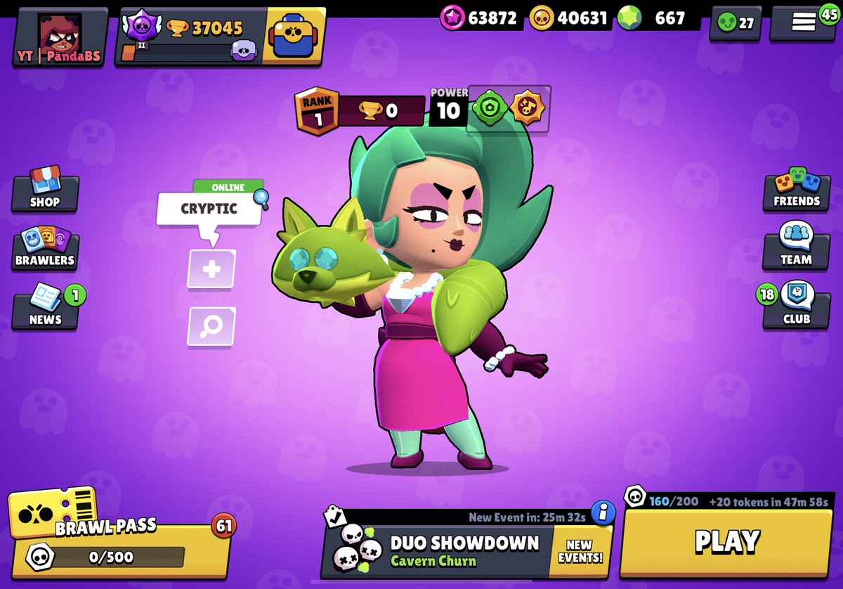 panda_casts's tweet photo. Guess who got #Lola ๐๐๐
Used #CodeNat from @natwithaheart to gem to tier 30
#BrawlStars https://t.co/iU0l39q0Yk