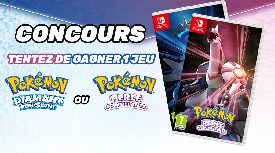 🎁#Concours🎁
▶️Tentez de gagner un jeu Pokémon Diamant Étincelant ou Perle Scintillante (2 gagnants)

✅Pour participer :
• RT le tweet
• Follow <a href="/Pokekalos/">Pokekalos</a> 
• Tag un partenaire de jeu

Fin du concours le 16 Novembre. Bonne chance à tous 🍀pokekalos.fr/news/actualite…