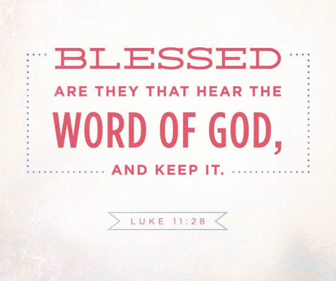 maricon18's tweet photo. Luke 11:28 https://t.co/f916HOW2Jf