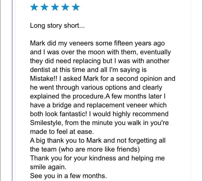 At Smilestyle, we always love to see the positive impact our dental treatment has had on the lives of our patients 😁

To find out what we could do for you call 01159003034 or visit smilestyle.co.uk. LIKE and FOLLOW for regular dental updates 🦷