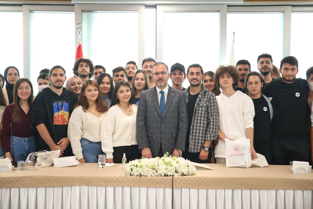 kasapoglu's tweet photo. Çayımızı içmeye, Muğla’dan genç arkadaşlarım geldi.  📸

#GençlerBakanlığında https://t.co/dKw2Ckrf7Y
