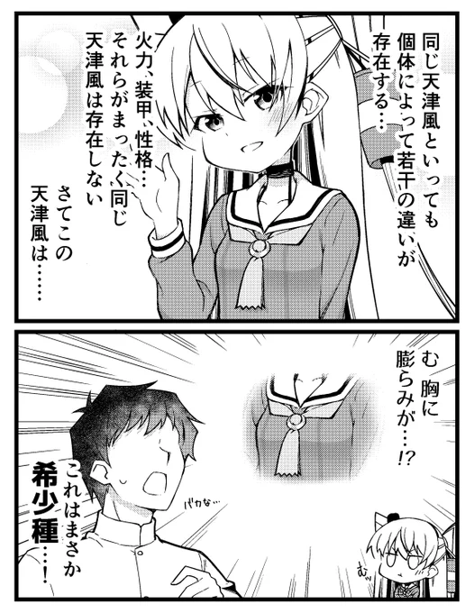 天津風にも個体差があります… 