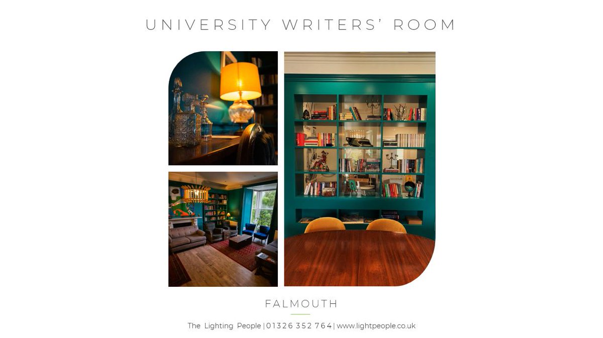 The Writers’ Room is a welcomed new addition to Falmouth University. We worked with Boaz Studio to create a warm and inviting lighting scheme. The use of pendants, table lamps and downlights complement the interior design resulting in a cosy and well illuminated room.