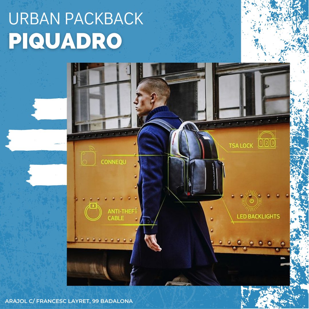 arajolpapereria's tweet photo. 😉 Nueva mochila con líneas atrevidas y sorprendentes de #piquadro. Disponible en tu #tiendaarajol.
📌Arajol Papereria
C/ Francesc Layret, 99
08911 Badalona
📱93 384 47 00
#performancebeyond #Piquadro #PiquadroUrban #techinside #PiquadroFW21 #arajol #arajolbadalona https://t.co/hWjH8A8Bwx