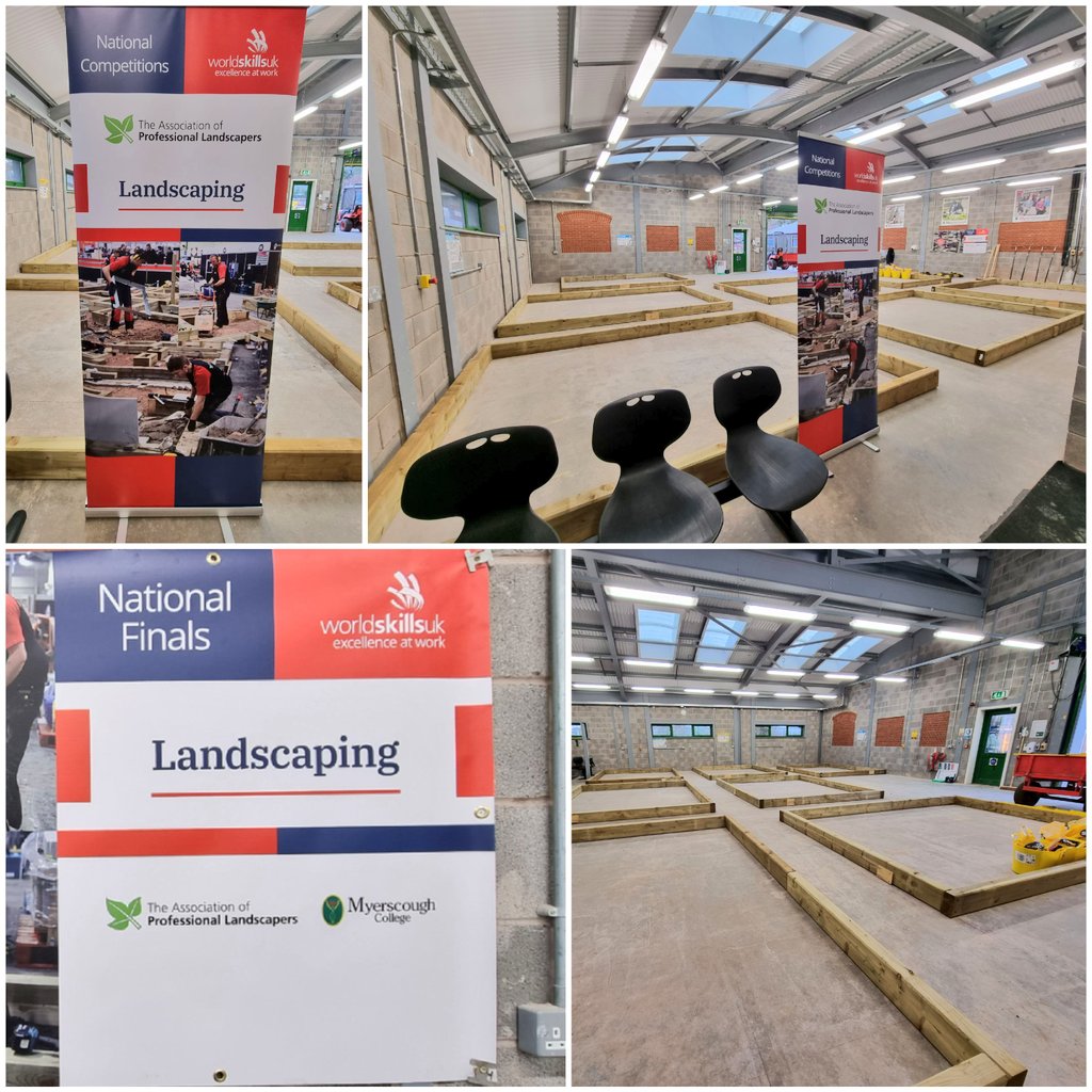 Final preparations underway for the <a href="/worldskillsuk/">WorldSkills UK</a> Landscaping Finals this week with <a href="/The_APL/">APL</a> 
Looking forward to welcoming all the finalists to <a href="/MyerscoughColl/">Myerscough College & University Centre</a> ⚒😎 #skills #Apprenticeships #Landscaping #competition