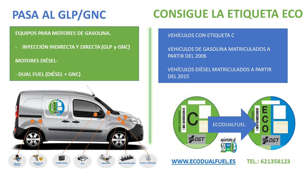 AutogasMallorca's tweet photo. Insatalar #Autogas/GLP para conseguir la etiqueta ECO - Autogas Baleares: https://t.co/qvMjjVw8D1 https://t.co/F2FzUCjOwm