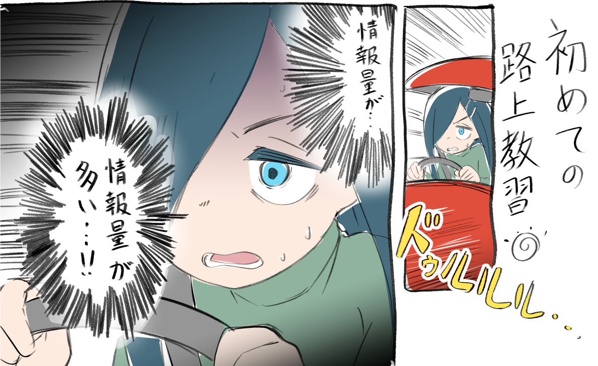 帰ってきたら教習所のコースが簡単になってた。 