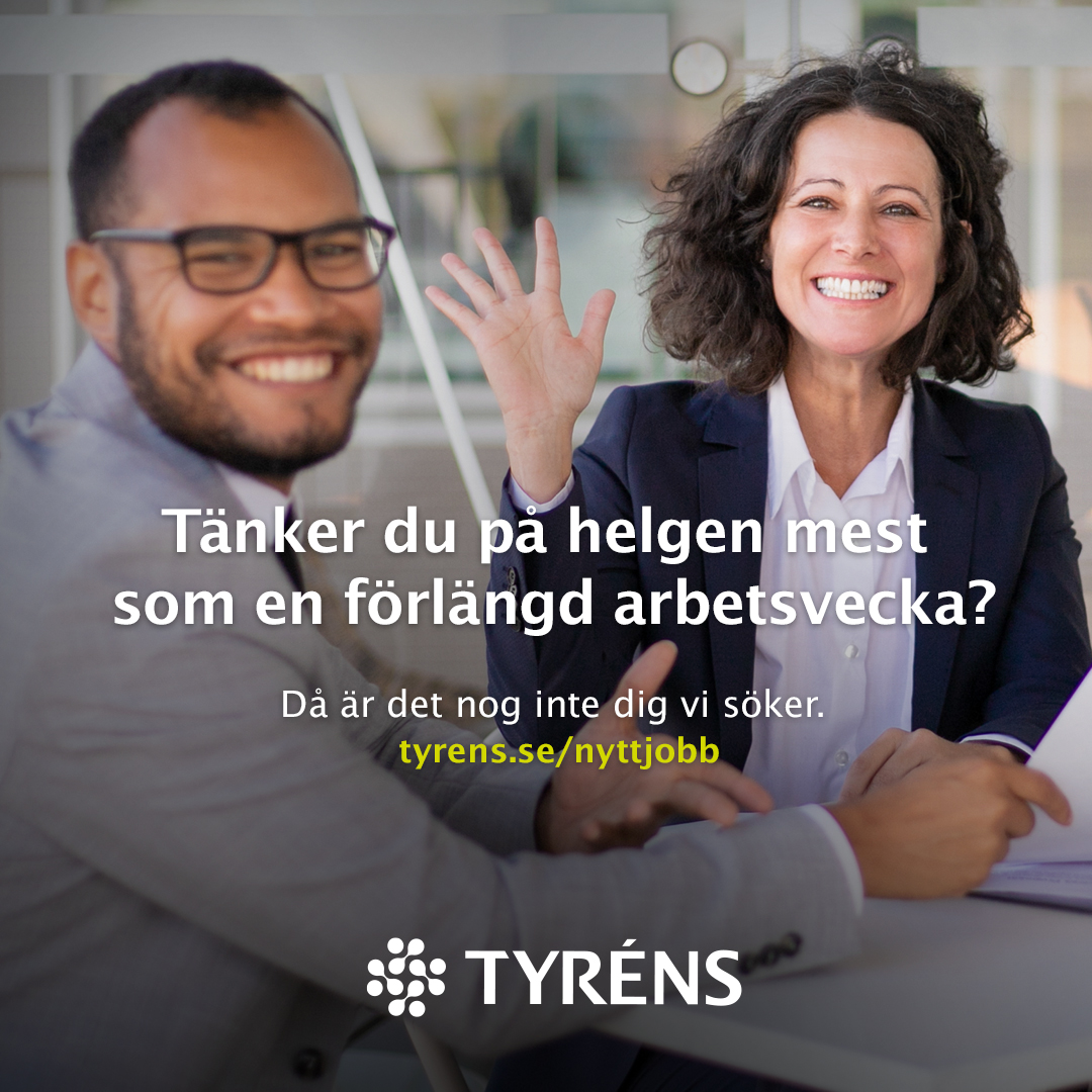 tyrens_sverige's tweet photo. Vi tror inte på orimliga krav och floskler. Vi tror på att ge dig som expert inom samhällsbyggnad förutsättningar att bli ditt allra bästa jag. Både på och utanför jobbet.

Välkommen till en av Sveriges bästa arbetsplatser. Sök en av våra lediga tjänster: https://t.co/ZSBIWPxHtk https://t.co/Q0D7uFiOks