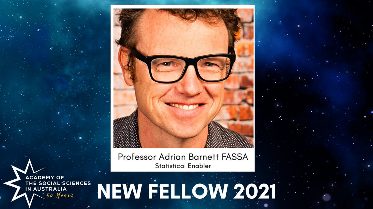 AcadSocSci's tweet photo. Congrats to our new Fellow @aidybarnett, Prof of Stats @QUT + last President of @StatSocAus. He is an outstanding practical statistician whose research and methods have helped pave the way to medical breakthroughs + drug discovery. More https://t.co/x9YciJWY54  @AusHSI @CHT_QUT https://t.co/3Xw2AfiLkH