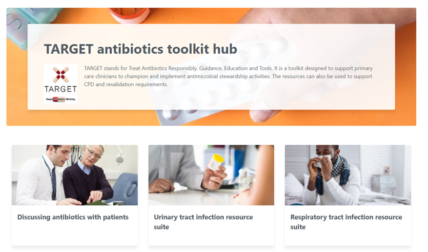 Donna Lecky (@donnalecky) on Twitter photo Excited to reveal the new look <a href="/TARGETabx/">TARGETantibiotics</a> website.
New location, same great tools.
Visit rcgp.org.uk/TARGETantibiot… to see NEW content on discussing antibiotics with patients developed in collaboration with NIHR funded STEP-UP group @monsey_mcleod <a href="/SKGTonkinCrine/">Sarah Tonkin-Crine</a> <a href="/BorekAleksandra/">Aleksandra Borek</a> Excited to reveal the new look <a href="/TARGETabx/">TARGETantibiotics</a> website.
New location, same great tools.
Visit rcgp.org.uk/TARGETantibiot… to see NEW content on discussing antibiotics with patients developed in collaboration with NIHR funded STEP-UP group @monsey_mcleod <a href="/SKGTonkinCrine/">Sarah Tonkin-Crine</a> <a href="/BorekAleksandra/">Aleksandra Borek</a>
