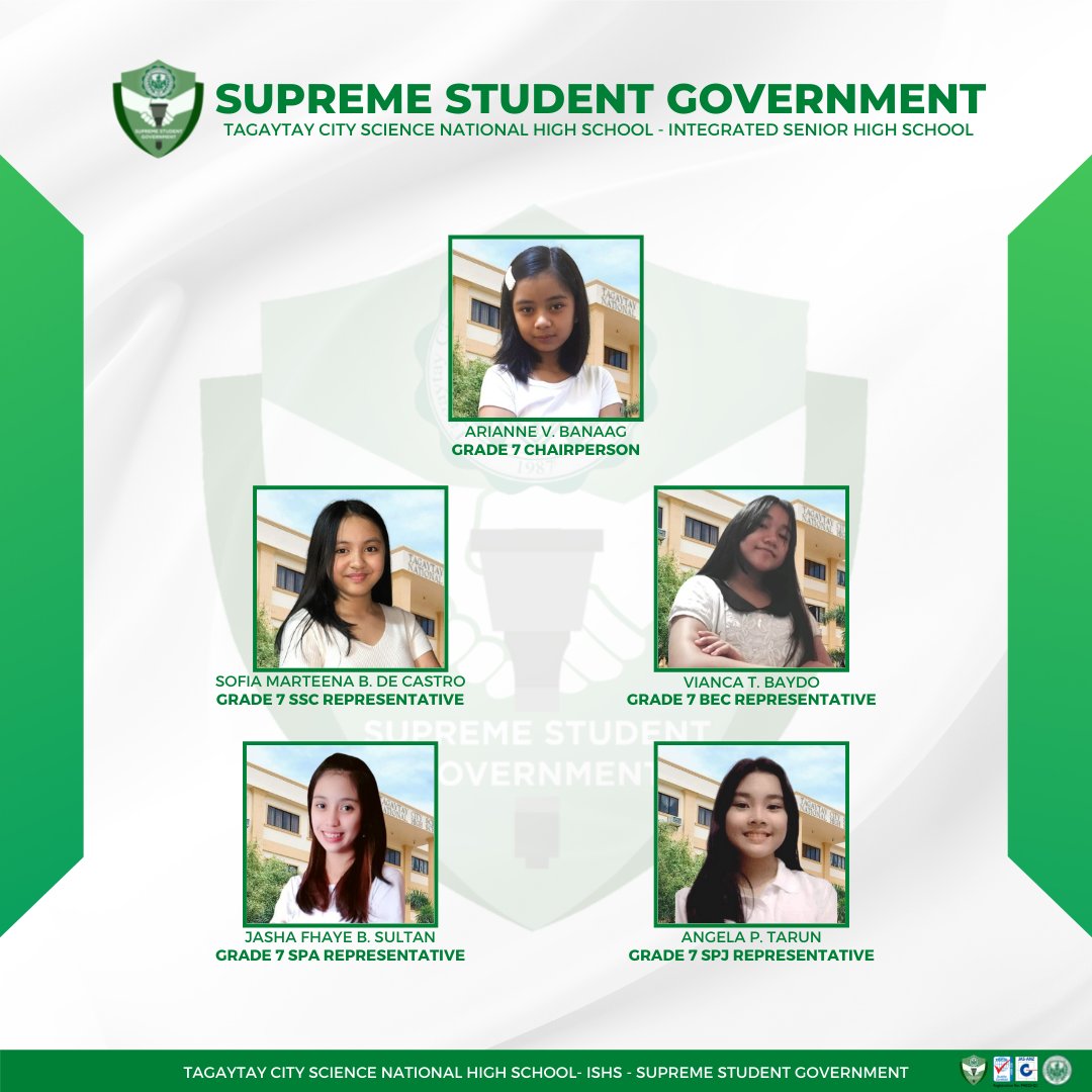 SayanistaSSG's tweet photo. Official List Of Supreme Student Government 2021-2022: 

"The very essence of leadership is that you have to have vision. You can't blow an uncertain trumpet."
-Theodore M. Hesburgh https://t.co/iJT5AeKF0b