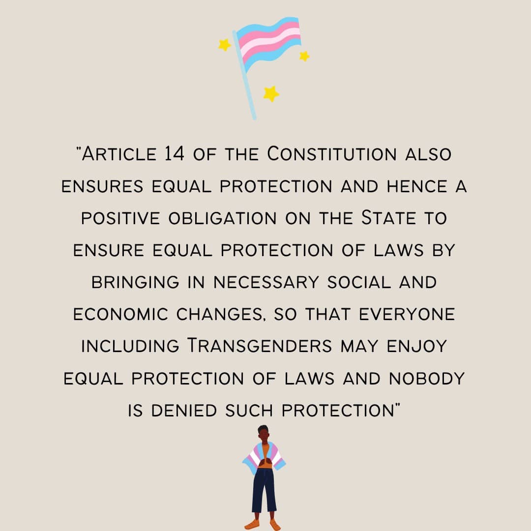 Trans_Forming_'s tweet image. NALSA v Union of India

#trans #TransLives #transrights #Equality #Gender #Discrimination