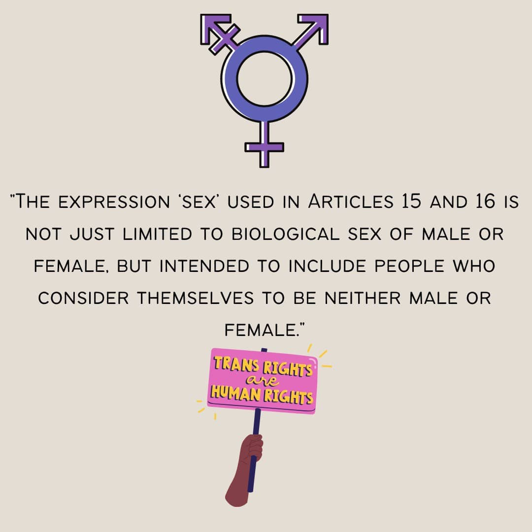 Trans_Forming_'s tweet image. NALSA v Union of India

#trans #TransLives #transrights #Equality #Gender #Discrimination
