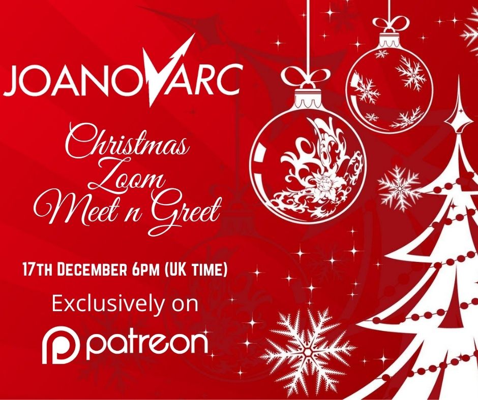We are approaching that wonderful time of the year again and we would like to invite all of you Patrons to an exclusive Meet n Greet via Zoom on 17th December at 6pm (UK time). More info on our Facebook and Instagram pages.

#Joanovarc #Christmas  #patreon #patreoncreator