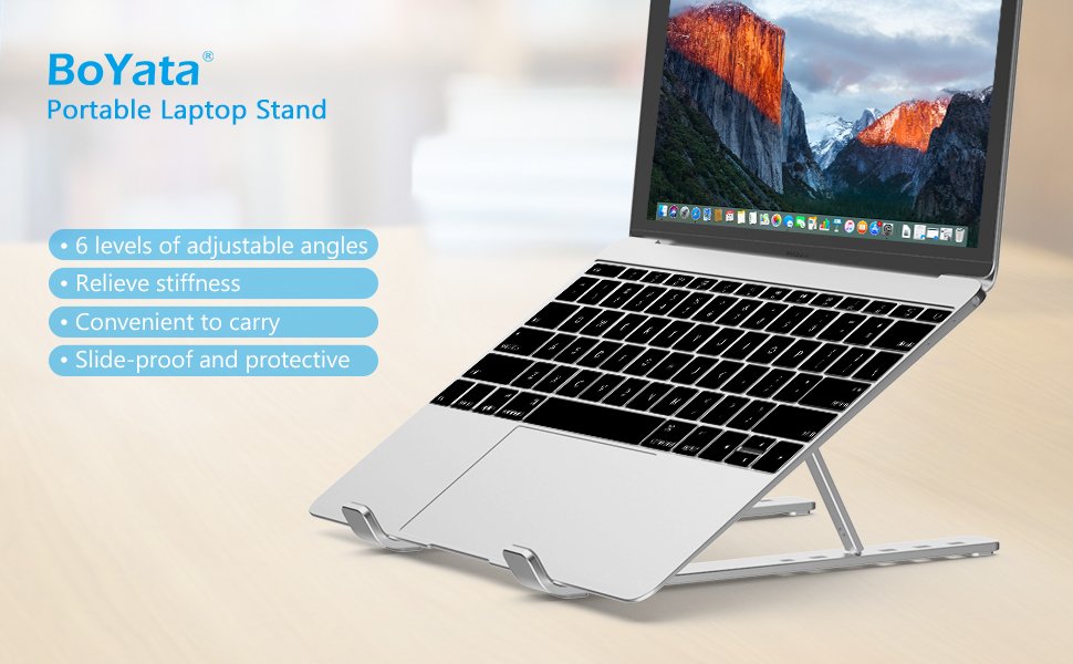 BoyataInc's tweet photo. 6 leves angles and #comfortable height for you.
#Protable &amp; Foldable #Adjustable #Laptop Stand

#laptopstand #boyata #stands #office #tabletstand https://t.co/nE0VCd5Iyd
