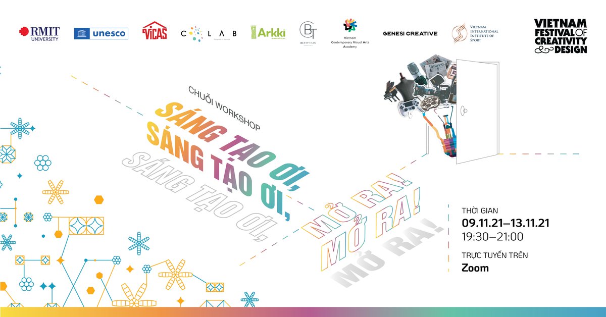 vfcd_events's tweet photo. "Creativity, Open &amp; Up!" is a #workshop series aiming to stimulate ideas, lay the groundwork in terms of creative education and training, and explore global trends pertaining to required skillsets in creative industries.
Follow event for more info: https://t.co/T8cq4ZoyoY https://t.co/nhOzY9lVuG