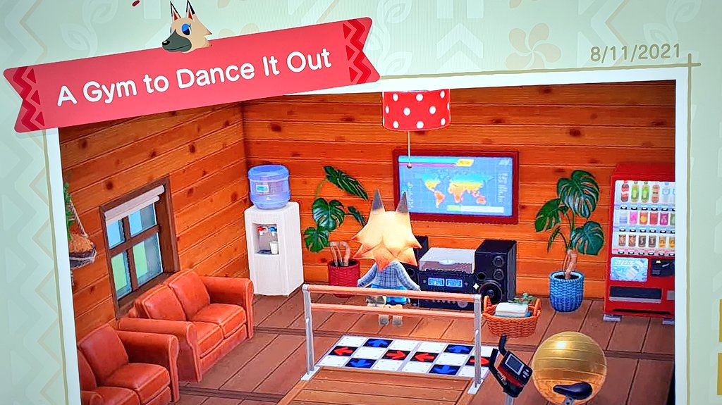 staenrey's tweet photo. She asked me to make her "A Gym To Dance It Out". So I did :D #acnh #ddr #dancedancerevolution #itg #homecab https://t.co/2oYwa8R8xJ