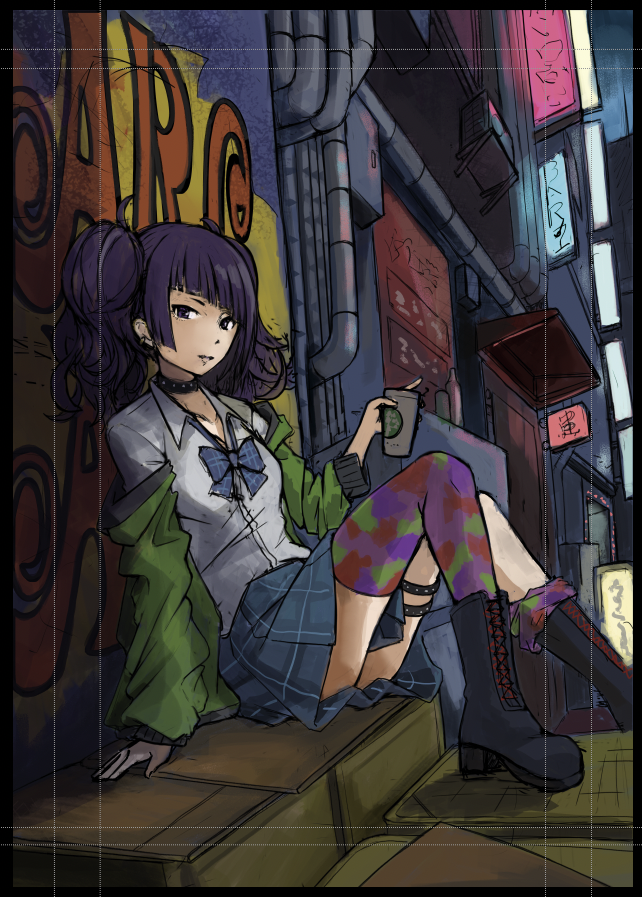 次、まみみみみ描くっ！
まずはラフ・・・